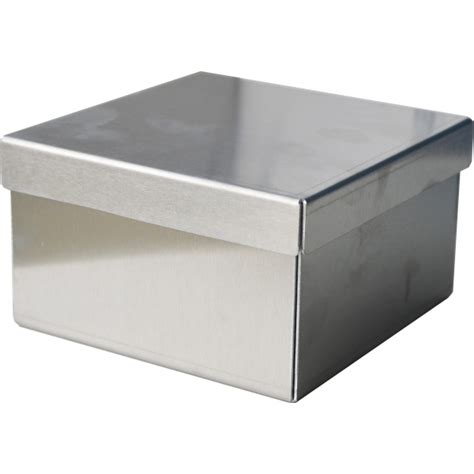 box metal sheeting|2' x stainless steel box.